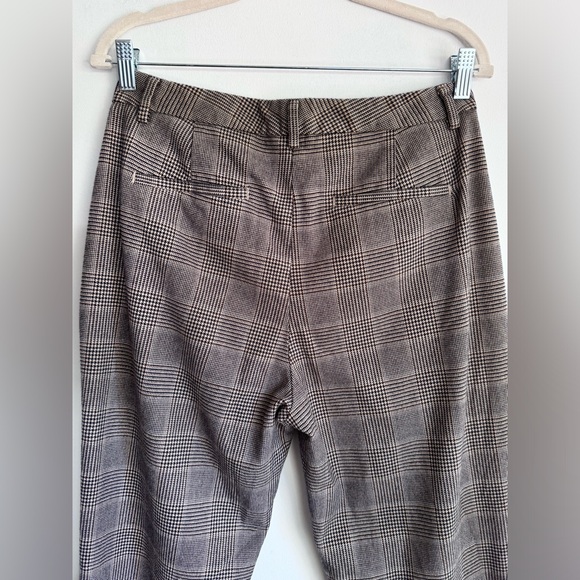 L.L. Bean Vintage Womens Windowpane Cotton Trousers Classic Fit Size 8 M/T Lined - Picture 6 of 10